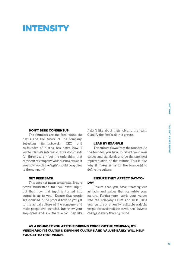 Talent Assessment for Growth Startups - Page 13