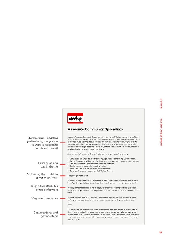 Talent Assessment for Growth Startups - Page 33