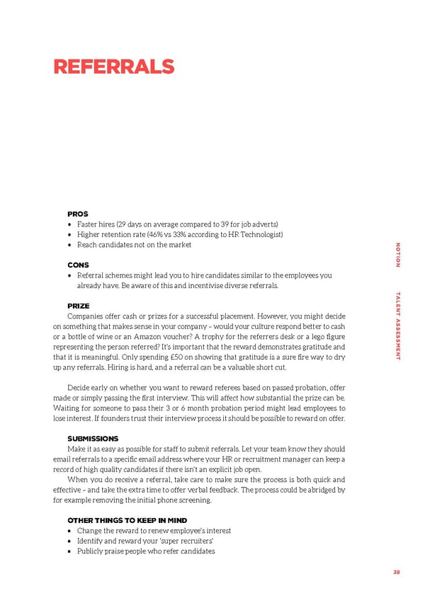 Talent Assessment for Growth Startups - Page 38