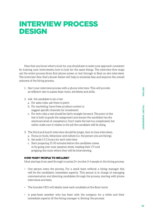 Talent Assessment for Growth Startups - Page 50