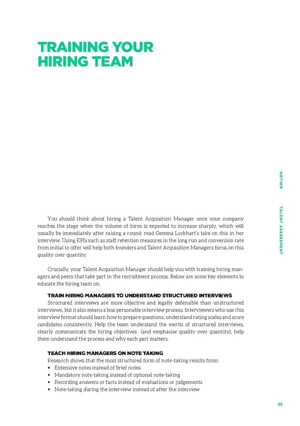 Talent Assessment for Growth Startups - Page 52