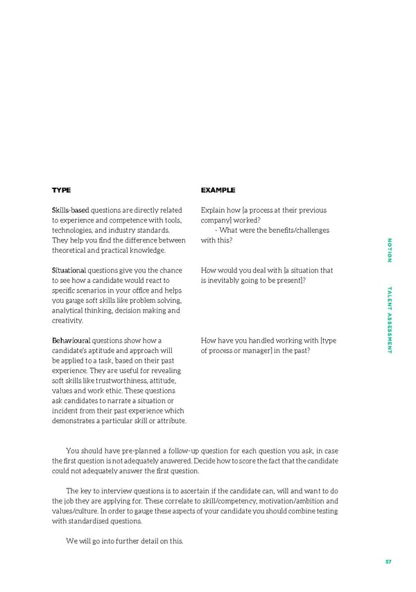 Talent Assessment for Growth Startups - Page 54