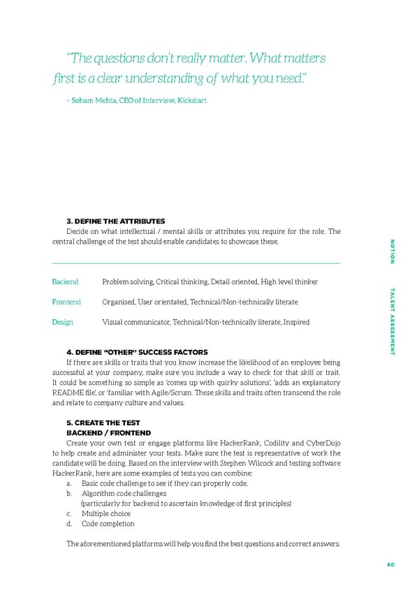 Talent Assessment for Growth Startups - Page 57