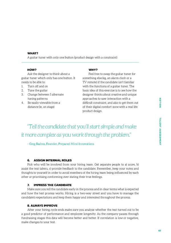 Talent Assessment for Growth Startups - Page 59