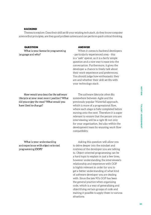 Talent Assessment for Growth Startups - Page 61