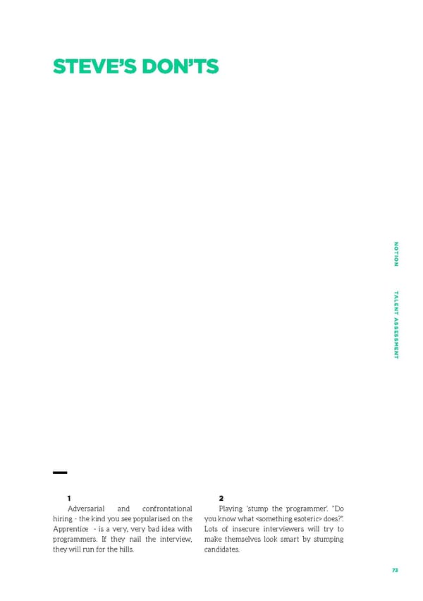 Talent Assessment for Growth Startups - Page 70