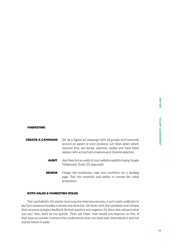 Talent Assessment for Growth Startups - Page 75