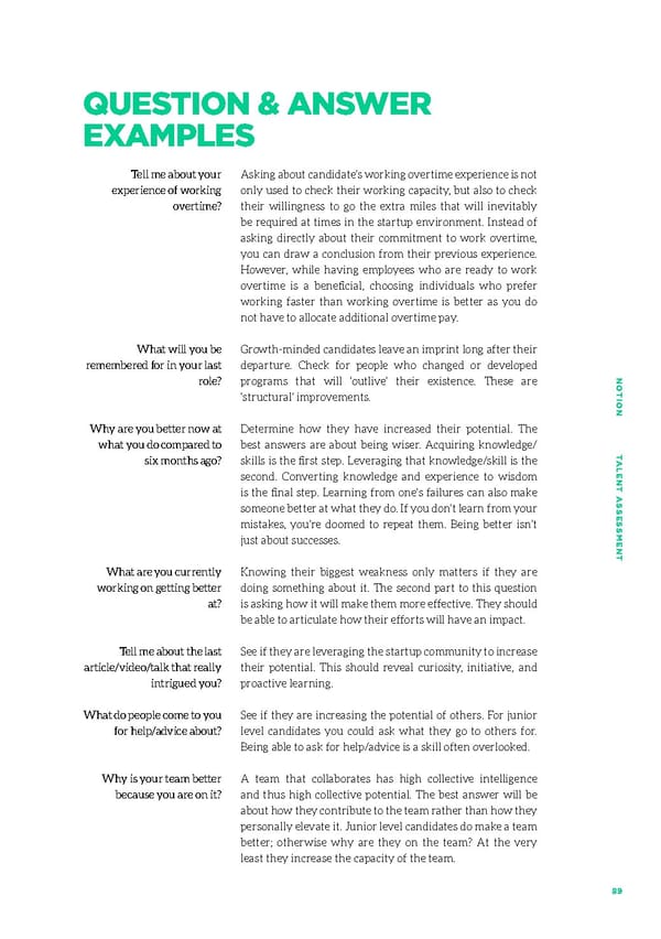 Talent Assessment for Growth Startups - Page 86